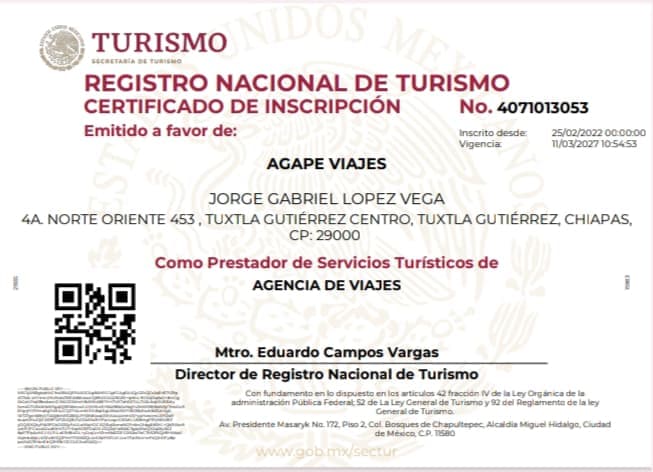 Registro SECTUR